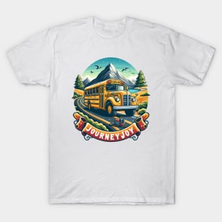 School Bus, Journey Joy T-Shirt